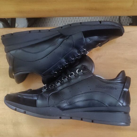 DSquared2 551 triple black trainers size 46 made in Italy main image 13